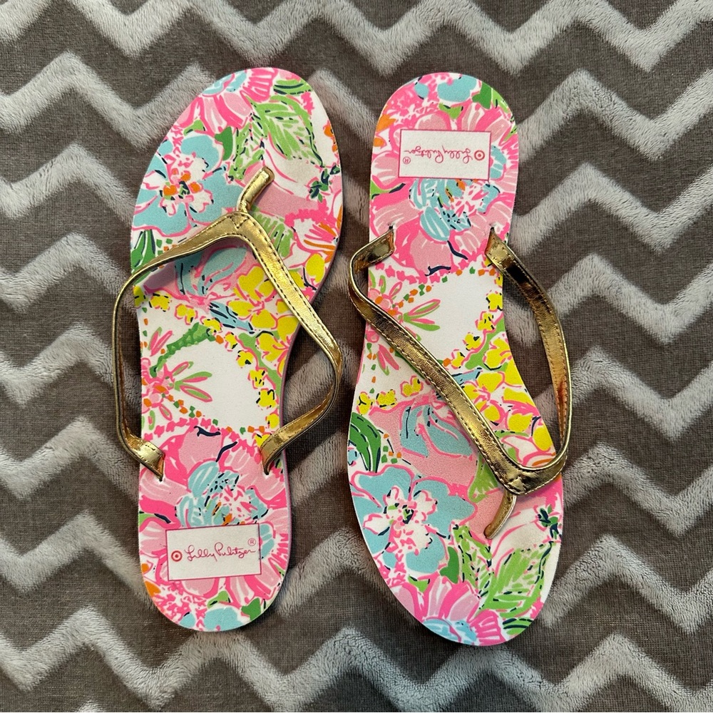 Lilly Pulitzer for Target | Nosie Posie Flip Flops